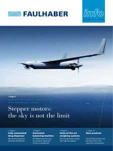Stepper motors: the sky is not the limit
