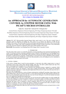 An APPROACH for AUTOMATIC GENERATION