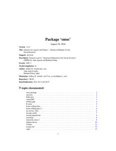 Package `smss`