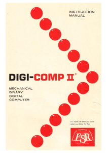 Digi-Comp II Instruction Manual
