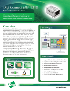 Digi Connect ME 9210 - Product Brief