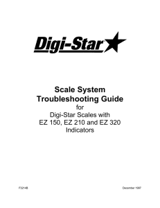 Scale System Troubleshooting Guide - Digi-Star