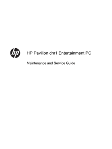 HP Pavilion dm1 Entertainment PC