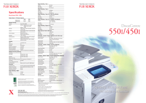 550I/450I - Fuji Xerox