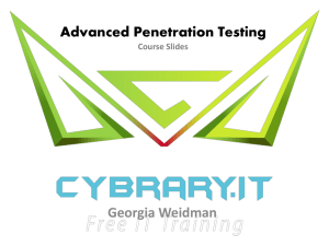 Advanced Penetration Testing