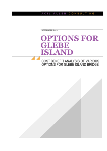 options for glebe island bridge bridge