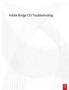 Adobe Bridge CS3 Troubleshooting