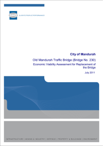 Economic Viability Assessment for Replacement of the Bridge
