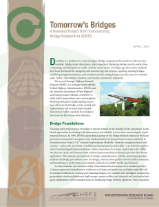 Tomorrow`s Bridges - Transportation Research Board