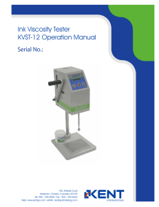 Ink Viscosity Tester KVST