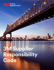 3M Supplier Responsibility Code