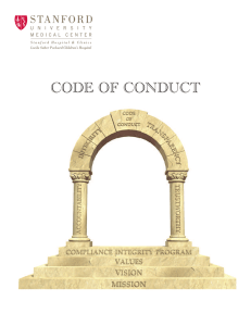 code of conduct - Stanford Health Care