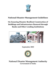 Guidelines on Ensuring Disaster Resilient construction of Buildings