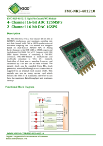 FMC-NKS-401210 4- Channel 16-bit ADC 125MSPS 2