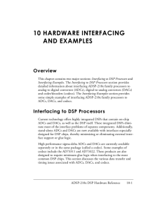 10 hardware interfacing and examples