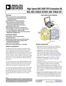 HSC-ADC-EVALB-SC/HSC-ADC-EVALB