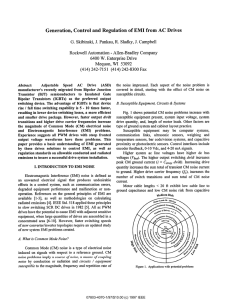 Generation, Control and Regulation of EMI from AC - Allen