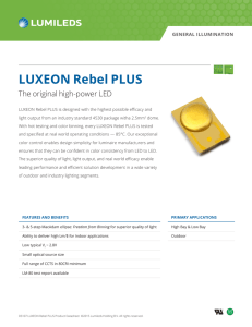 luXeon rebel Plus
