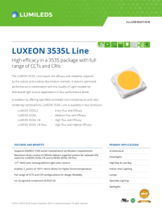 LUXEON 3535L Line
