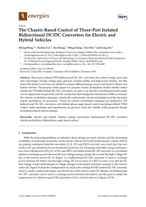 The Chaotic-Based Control of Three-Port Isolated Bidirectional DC