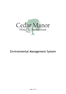 Cedar Manor EMS Manual ver 3