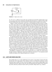 12.2 LOOP AND NODE ANALYSIS