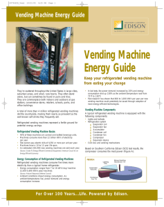Vending Machine Energy Guide