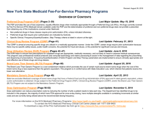 New York State Medicaid Fee-For
