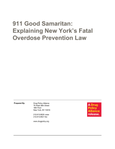 911 Good Samaritan: Explaining New York`s