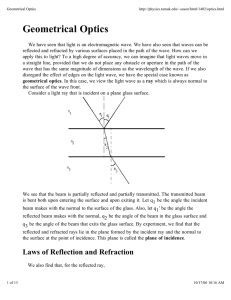 Geometrical Optics