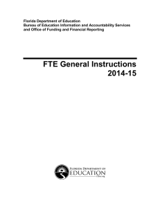 FTE General Instructions 2014-15