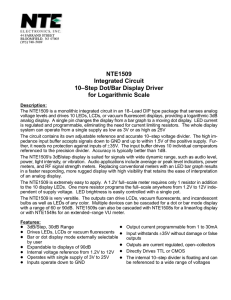 NTE1509 Integrated Circuit 10–Step