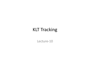 KLT Tracking