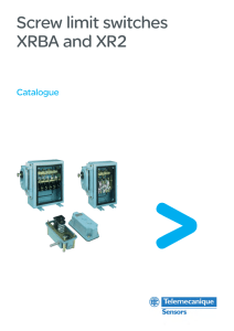 Screw limit switches XRBA and XR2