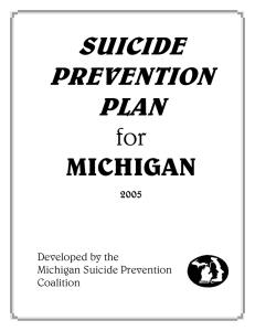 Michigan Suicide Prevention Plan 2005