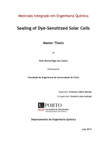Sealing of Dye-Sensitized Solar Cells
