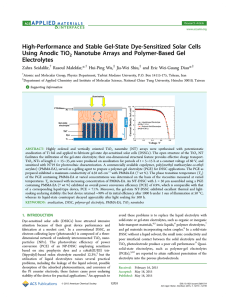 High-Performance and Stable Gel-State Dye