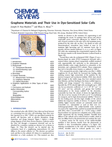 Graphene Materials and Their Use in Dye