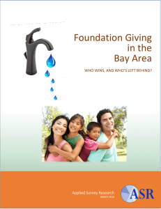 Foundation Giving in the Bay Area