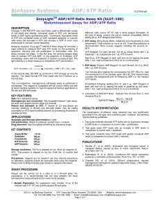 BioAssay Systems ADP/ATP Ratio