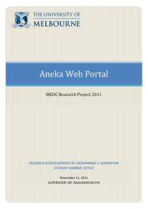 Aneka Web Portal