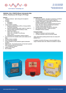 MANUAL CALL POINTS EExed, Intrinsically Safe (EExia)