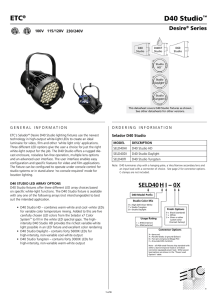 ETC Selador D40 - Data Sheet