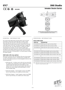 ETC® D60 Studio