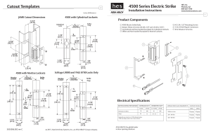 4500 Series Install Instructions