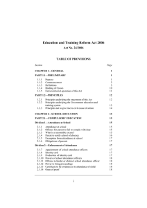 Education and Training Reform Act 2006