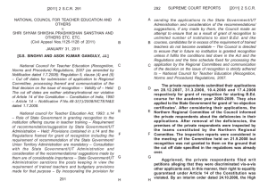 [2011] 2 scr - Supreme Court of India