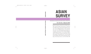 Vol. XLIV, No. 3, May/June 2004 - Department of Political Science