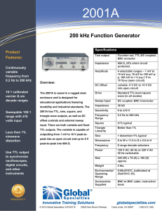 200 kHz Function Generator