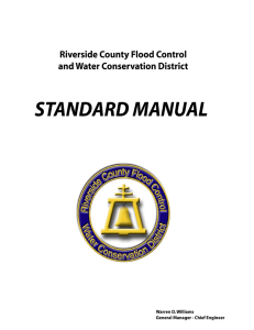 Standard Drawings - Riverside County Flood Control